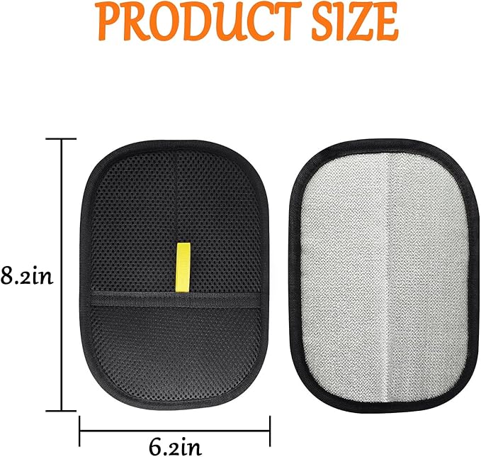 2 Pack Pet Glove for Cats Dogs, Hair Remover Mitt, Easy Clean Shedding Brush, Reusable Mesh Cleaning Glove, Gentle Massage & De-Shedding Tool