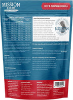 Mission Farms Freeze-Dried Raw Formula Dog Food (14 Oz, Beef & Pumpkin)
