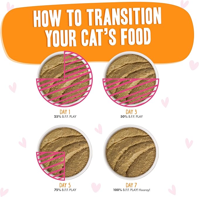 B.F.F. Play - Best Feline Friend Paté Lovers, Aw Yeah!, Tuna & Salmon Oh Snap! with Tuna & Salmon, 2.8oz Can (Pack of 12)