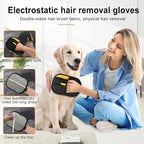 4 Pack Pet Hair Removal Glove, 2025 Washable Reusable Electrostatic Gloves Pet Hair for Cat and Dog, with Electrostatic Tech, for Carpet, Couch, Furniture