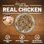 Dave's Pet Food Grain Free Wet Cat Food Pate (Chicken), Made in USA Naturally Healthy, Economy Size, Multi-Cat Families, Canned, 22 oz Cans (12 Pack)