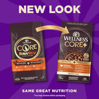 Wellness CORE+ (Formerly RawRev) Natural Grain Free Dry Dog Food, Original Turkey & Chicken with Freeze Dried Turkey, 4-Pound Bag