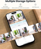 ieGeek 2K Indoor Security Camera, 5G/2.4G WiFi Pet Cameras for Home Security, 360° Dog Cam w/Auto Tracking, Smart Motion Detection, Phone App, Baby Monitor, 3MP Night Vision, Works with Alexa(2 Pack)