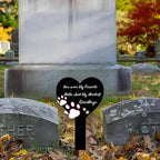 12 inch Metal Dog Memorial Grave Markers Dogs Cemetery Headstones Decorations Stakes Cemetery Memorial Plaque for loss of Puppy Pet Cross Tombstones Stake Ornaments Sign for Garden Outdoor Yard