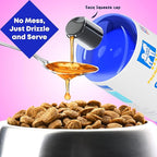 Omega 3 Salmon & Pollock Oil for Dogs – Shedding, Itchy Skin & Joint Support – Vet Formulated, NASC Certified Pet Supplement – 16oz Mess-Free Squeeze – Club Hachiko