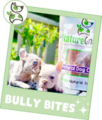 Nature Gnaws Bully Stick Bites for Small Dogs 2-4" (8oz) - Long Lasting for Light Chewers and Puppies - Natural Beef Dog Chew Treats - Rawhide Free