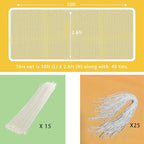 PetSafe Balcony Netting - Stairway Net for Pets & Kids, Clear (10ft*2.6ft Thick)