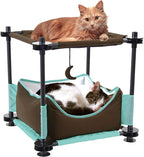 Kitty City Claw Indoor and Outdoor Mega Kit Cat Furniture, Cat Sleeper, Outdoor Kennel