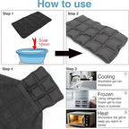 Tactical Dog Cooling Harness Vest with Gel Ice Packs, No Pull Cooling Vest for Summer, Dog Harness with Handle, Adjustable Dog Vest Harness for Summer Walking Hiking Training (Medium)