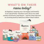 Applaws Vitality Wet Cat Food in Broth, Natural Canned Cat Food, Wet Food for Cats with Added Vitamins and Minerals, Grain and Carrageenan Free, Tuna Fillet & Salmon in Broth (24 Count, 2.47 oz Cans)