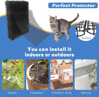 16 X 13 Inch Scat Mat for Cats, 12 Pack Cat Scat Mat with Spikes - Indoor/Outdoor Pet Deterrent Solution for Plants, Furniture, and More - Keep Cats and Dogs Away