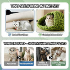 Cat Spray 2-Pack Furniture Saver Kit – 150ml Cat Deterrent Spray + Calming Catnip Spray – Anti-Scratch Training & Stress Relief Solution for Indoor Cats & Kittens