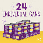 Stella & Chewy's Carnivore Cravings Purrfect Paté - Premium Grain-Free Wet Cat Food - Chicken & Liver Recipe - High Protein with Bone Broth - Perfect for Picky Eaters - 5.2oz Cans (24 Pack)