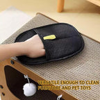 Pet Hair Removal Glove for Cats & Dogs, Electrostatic Reusable Magic Brush Pet Hair Remover Tool for Couch, Furniture,Car Seat,Pet Grooming