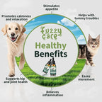 2Pack Hemp Oil for Dogs & Cats, Anxiety & Stress Relief Drops with Omega 3-6-9,Hemp Oil Helps with Pain, Stress, Sleep, Arthritis, Seizures Support, Calming Pet Supplement for Small & Large Pets