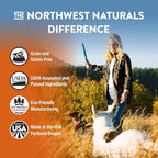 Northwest Naturals Freeze-Dried Chicken & Salmon Dog Food - Bite-Sized Nuggets - Grain-Free, High-Protein, Raw Diet, Human-Grade Ingredients, All Natural, Omega-3 for Skin & Coat - 12 Oz (Pack of 2)
