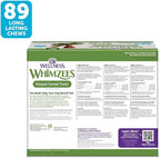 Wellness WHIMZEES Value Box Dog Dental Treats, Natural Chews, Small Size, (89 Count)