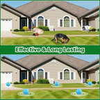 Dog Repellent for Yard, 36 Pcs Natural Peppermint Oil Dog Cat Deterrent Ball Outdoor Indoor Preventing Dogs from Peeing Scratch and Chew, Keep Dogs Out of Lawn Garden, Blue