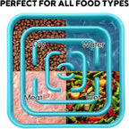 TOBYTO Slow Feeder Dog Bowls for Large Medium Breed, Anti-Choking Pet Slow Feeding Food Bowl, Non Slip Maze Puzzle Dog Feeder Bowl Prevent Bloating,Blue