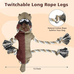 IOKHEIRA Dog Toys for Aggressive Chewers,Tough Indestructible Dog Toys,Squeaky Toys for Large Dogs,Durable Dog Chew Toys (Auburn)