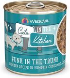 Weruva Cats in The Kitchen, Funk in The Trunk Wet Cat Food, 10oz Can (Pack of 12)
