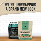 Vital Essentials Salmon Bites Cat Treats, 1.1 oz | Freeze-Dried Raw | Single Protein | Grain Free, Gluten Free, Filler Free