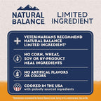 Natural Balance Limited Ingredient Adult Grain-Free Dry Dog Food, Reserve Duck & Potato Recipe, 22 Pound (Pack of 1)