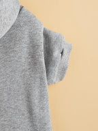 QWINEE Basic Dog Hoodie Sweatshirt Puppy Sweater Warm Cat Costumes Pet Clothes for Chihuahua Puppy Kitten Small Medium Dogs Light Grey X-Small