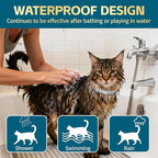 Flea and Tick Collar for Cats 2 Pack, 12 Months of Cat Flea Collar Protection 2 Collars Made with Premium Plant Based Essential Oil Waterproof and Natural Treatment Prevention Free Comb