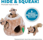 Outward Hound Hide A Squirrel Plush Dog Toy Puzzle, Small