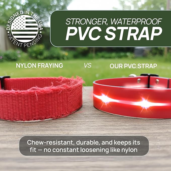 2-in-1 Dog Shock Collar with Remote & 360° LED Safety Lights – 4200FT Range Dog Training Collar, IPX7 Waterproof, 4 Training Modes, Rechargeable E-Collar for Small Medium & Large Dogs (10-120lbs)