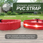 2-in-1 Dog Shock Collar with Remote & 360° LED Safety Lights – 4200FT Range Dog Training Collar, IPX7 Waterproof, 4 Training Modes, Rechargeable E-Collar for Small Medium & Large Dogs (10-120lbs)