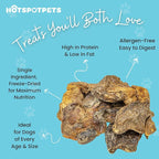 hotspot pets Freeze Dried Turkey Liver Treats for Cats & Dogs -Made in USA, 1lb Big Bag, Single Ingredient All Natural Grain-Free Turkey Liver- Crunchy, Perfect for Training, Topper or Snack