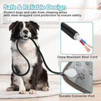 Large Dog Heating Pad 34 x 21in, Electric Heating Pads for Pets, Heated Dog Bed Mats Controller-Free, Automatic Constant Temperature Pet Heating Pad, Whelping Heating Pad