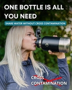 32 oz. Portable Dog Water Bottle and Bowl for Walking, Hiking and Travel