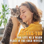 Kiroto Outdoor Heating Pad for Cats, Pet Heating Pad for Cats Outside, Waterproof Cat Warming Pad, Heated Cat Bed Safe Electric Heating Pad for Cat House, Feral Cat Heating Pad,Dog Hosue Pads,20"x16"