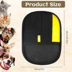 2 Pack Pet Hair Removal Gloves, Reusable Electrostatic Pet Hair Remover, Newly Upgraded Efficient Lint Remover Tool for Dog & Cat Hairfor Couch, Furniture, Car Seat, Carpet, Clothing