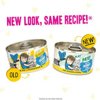 Weruva B.F.F. Play - Best Feline Friend Paté Lovers, Aw Yeah!, Fowl Play Yellow Patés Variety Pack, 2.8oz Can (Pack of 18)