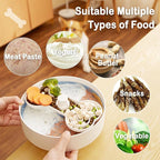 Suhaco 4 in 1 Puzzle Feeder Dog Bowls Slow Feeder Dog Bowls Large Slow Feeding Bowl for Dogs, Dog Puzzle Game Slow Feeder for Dry and Wet Food Dog Food Bowl for Large Dogs, 9.8IN (Blue)