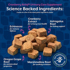 NaturVet – Cranberry Relief Plus Echinacea – Helps Support a Healthy Urinary Tract & Immune System – 60 Soft Chews