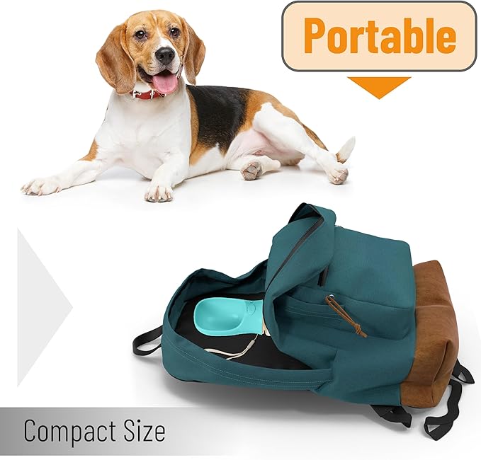 Mr. Pen- Dog Water Bottle, 19 oz, Large, Aqua Blue, Portable Dog Water Bottle Dispenser, Not Dishwasher Safe