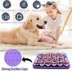 Small Silicone Snuffle Mat for Small Dogs Puppy Cat Slow Down Eating,Slow Feeder Lick Mat for Dry Wet Food for Pet Training Smell,Encourages Natural Foraging Skill,Relieving Stress