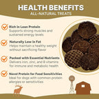 Gaines Family Farmstead Elk Chips for Dogs – 4 oz, Natural Single-Ingredient Dog Treats, High-Protein Rawhide-Free Chews, Healthy Grain-Free Snacks, Made in USA