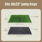 2026 Pheromone Washable Artificial Grass Dog Potty Pad - Fake Grass Pee Pad,Reusable Indoor/Outdoor Puppy Training Mat for Dogs & Small Pets18.5x14 2Pack