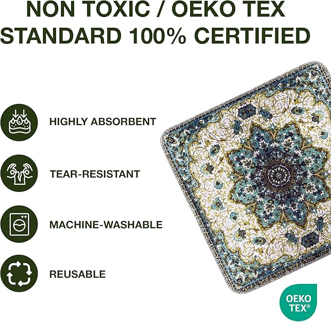 PUPIBOO Washable Pee Pads for Dogs and Cats - Super Absorbent Reusable Puppy Training Pads - 100% Waterproof, Leak-Proof & Non-Slip Whelping Pads for Pet Housebreaking