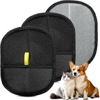 3 Pcs Pet Hair Removal Glove,Electrostatic Gloves Pet Hair,the Magic Brush Pet Hair Remover,Reusable,Washable Electrostatic Gloves Pet Hair for Couch,Furniture,Carpet,Car Seat