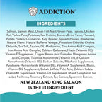 Addiction Salmon Bleu Grain-Free Dry Cat Food – Rich in Omega-3 for Healthy Skin & Coat – Complete & Balanced Salmon Recipe for All Life Stages – Made in New Zealand 4lb