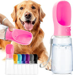 Mr. Pen Portable Dog Water Bottle - 19 oz, Pink, Travel Dog Water Bottle Dispenser, Not Dishwasher Safe