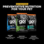 Go! Solutions Sensitivities Limited Ingredients, Grain-Free Dry Dog Food, Turkey Recipe for Sensitive Stomach, 3.5 lb Bag