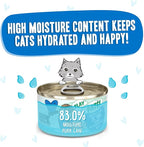 Weruva B.F.F. Play - Best Feline Friend Paté Lovers, Aw Yeah!, Chicken & Tuna Til' Then with Chicken & Tuna, 2.8oz Can (Pack of 12)